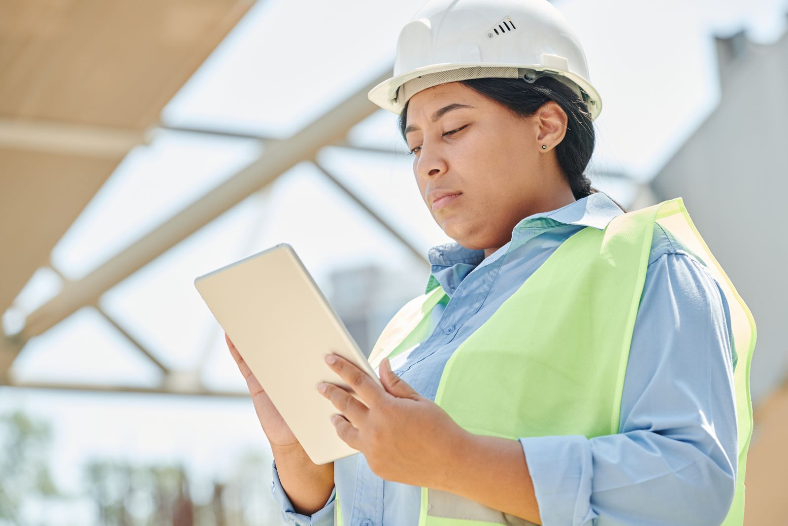 Administração de obra em andamento